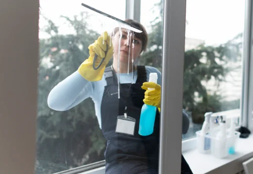 Nettoyage de vitres intérieures et extérieures à Anterrieux